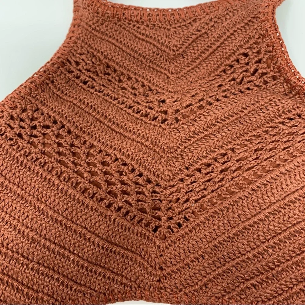 Xhilaration Sienna Crochet High-Neck Bikini Top XS
